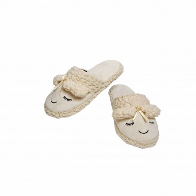 Pantufla Dormilona Abierta beige adulto